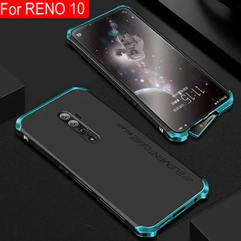 

Metal Frame Phone Case For OPPO Reno 10 Thin Hard Aluminium Hybrid PC Shell For OPPO Reno 10 Cases opporeno10