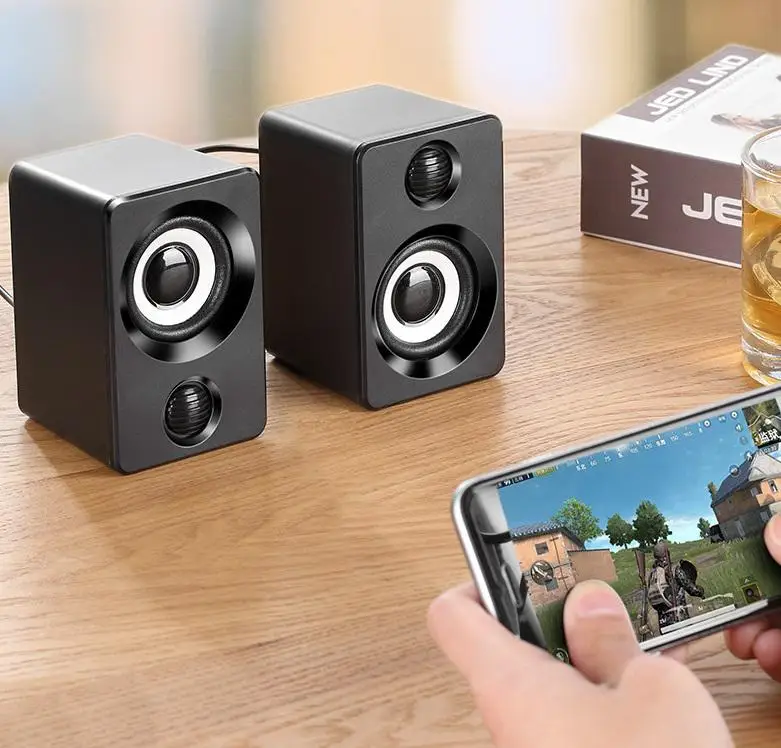 BEESCLOVER динамик Настольный мини аудио провод с usb питанием Aux In для