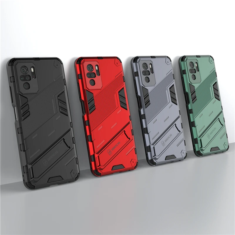 

Hard Bumper Case For Xiaomi Redmi Note 10S Case Phone Holder Armor Back Case For Redmi Note 10S Cover For Redmi Note 10S 6.43"
