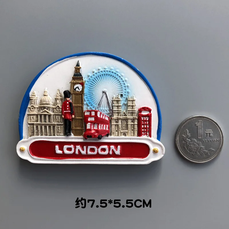 Магниты страны на холодильник Великобритания вывеска Лондонское здание магнитный стикер на холодильник мир Путешествия Сувенир Магнитный Магнит подарок на день рождения - Цвет: F4