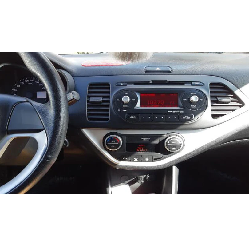 Clearance SINOSMART 2.5D IPS/QLED Screen 1G/2G Car Navigation GPS Player for Kia Picanto Morning 2011-2014 32EQ DSP, 4G RAM Optional 2