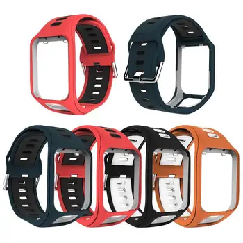

TPE Adjustable Watchband Braclet Wrist Strap Compression Forming Strong Durable Comfortable for TomTom Spark Runner 2 3/Golfer2