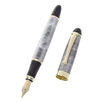 

Marble Fountain Pen Medium Nib 0.5mm Calligraphy Signature School Office Supply