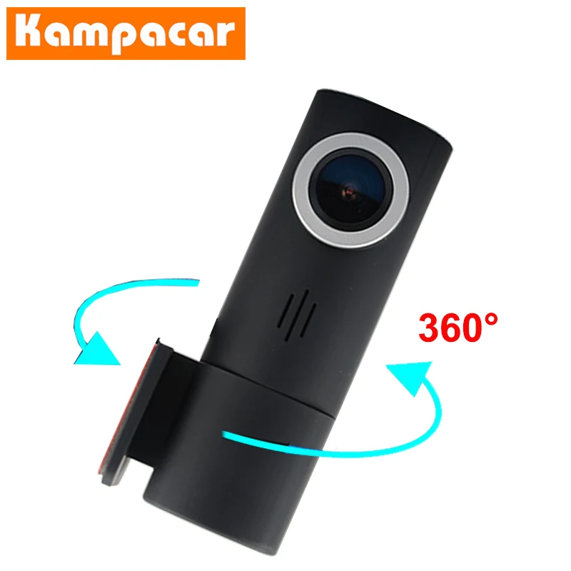 Kampacar Car Wifi DVR Dash Cameras Mini Dvrs Dash Cam 360 Degree Rotate Sony IMX323 Car Camera Auto Novatek 96658 2 Car Recorder