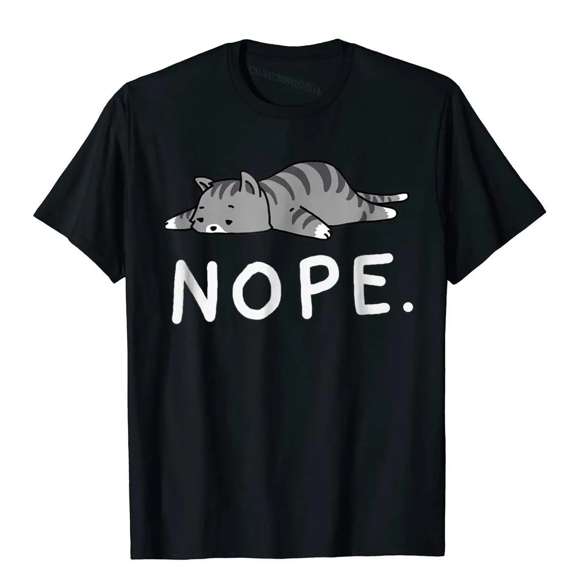 Shirt.Woot Nope Cat T-Shirt__97A2421black