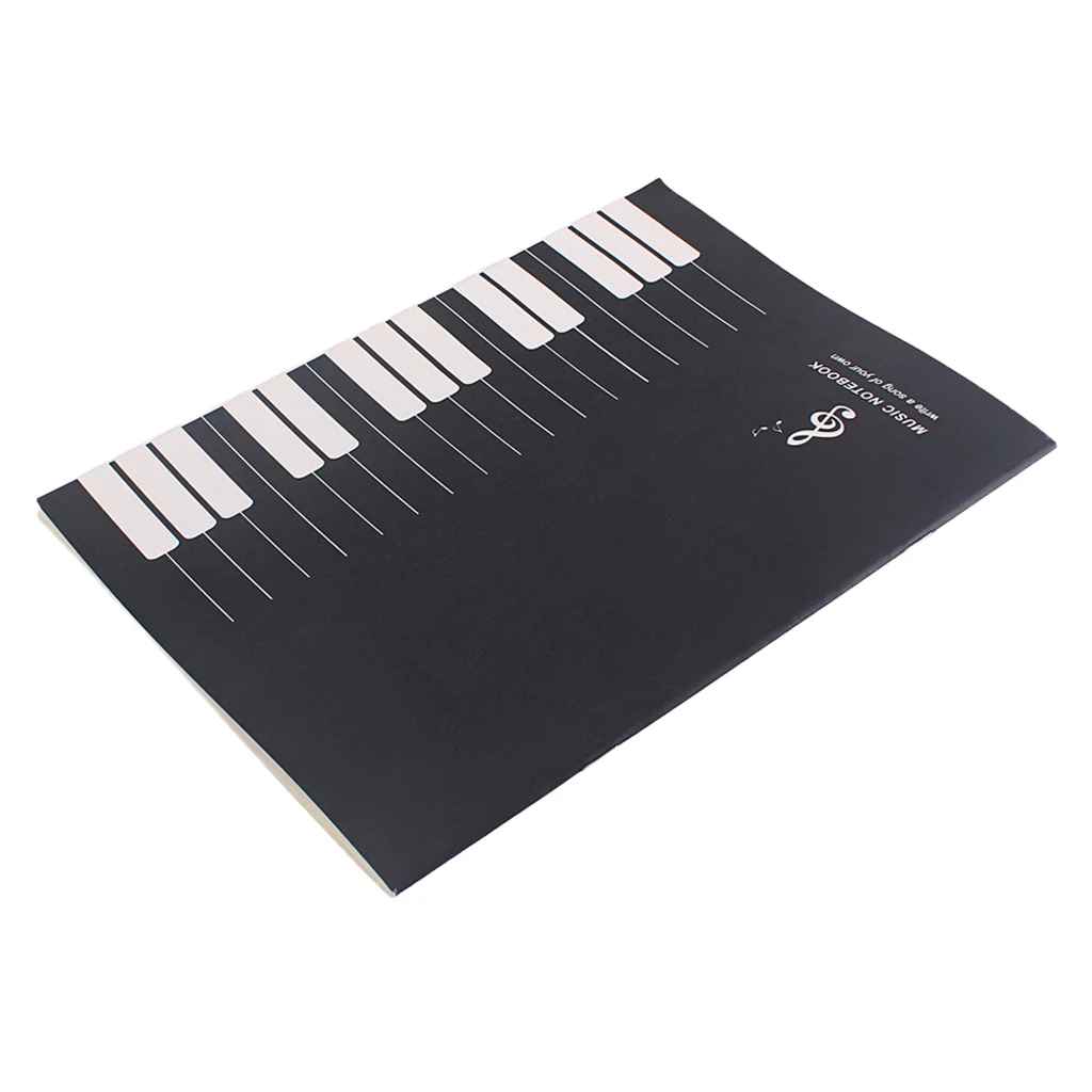 Blank Music Manuscript Exercise Writing Paper Book - Staff Notebook 32 Pages