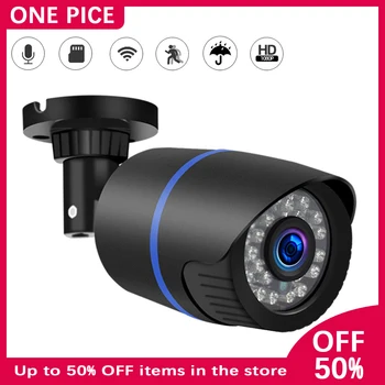 

ONE PICE Wifi Camera Outdoor 1080P HD IR Night Vision Waterproof Bullet IP Camera Two-way Voice 2MP Home Baby Monitor Black BB1