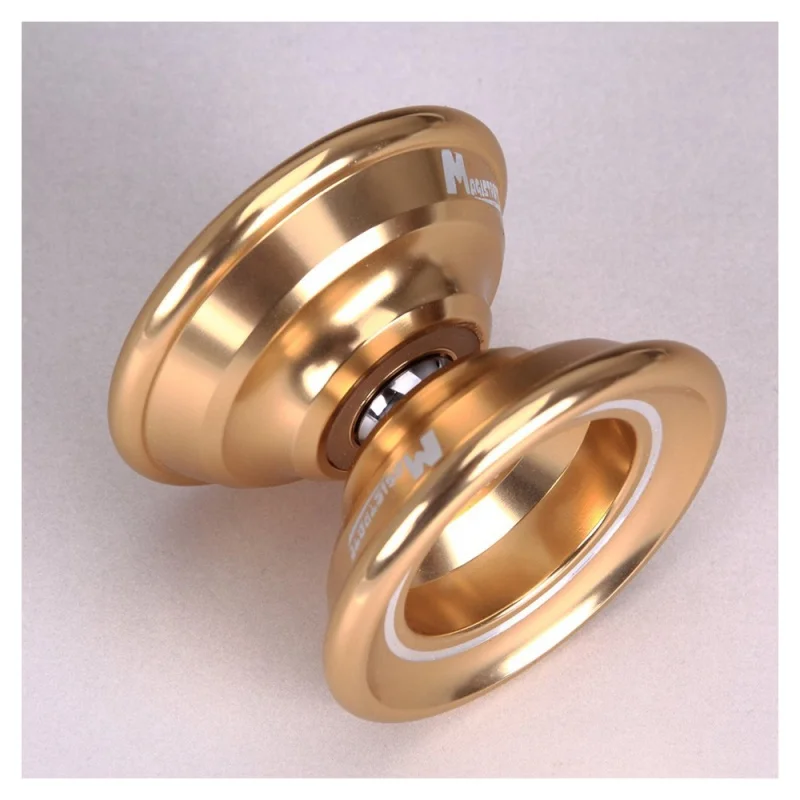 MAGICYOYO N6 Алюминиевый сплав металла Профессиональный Йо-Йо с 1 перчатками и 5 струн золото