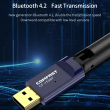COMFAST двухдиапазонный 650 м высокая мощность Wi-Fi адаптер CF-759BF Bluetooth 4,2 Бесплатный драйвер сетевой карты WiFi ключ