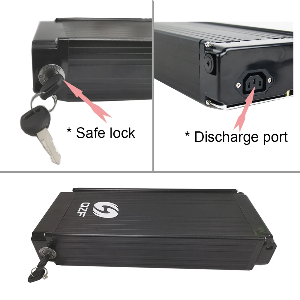 Discount 48V 1000W Ebike battery 15Ah Lithium e-bike li-ion battery for 8fun/bafang motors 5