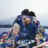Glasgow Rangers Team Shaggy Throw Soft Warm Blanket Sofa/Bed/Travel Love Gifts Glasgow Rangers Football Scotland Gets We Are 6