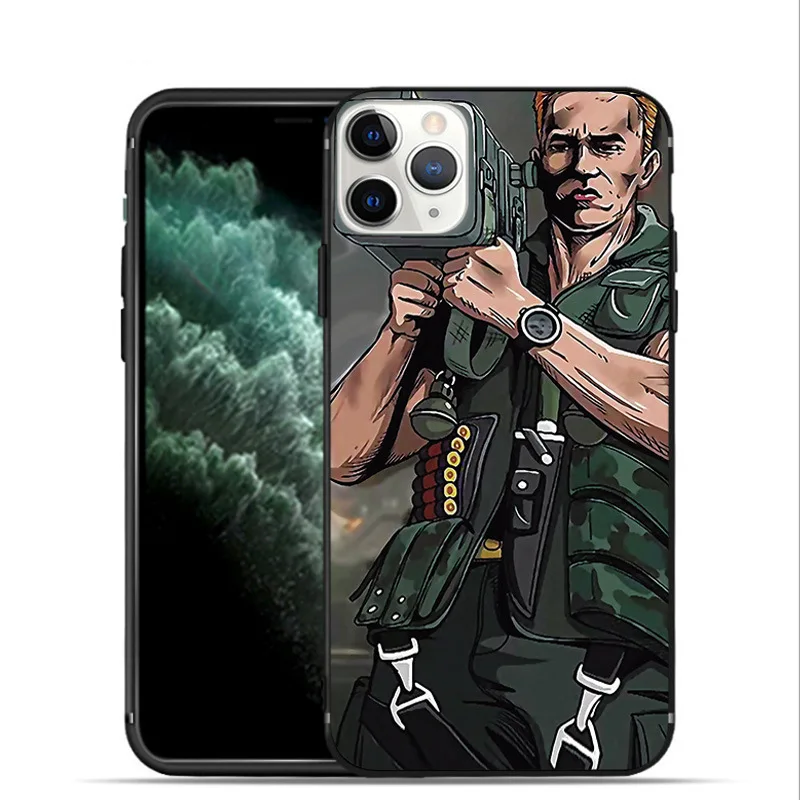 Чехол для телефона Schwarzenegger movie Commando мягкий силиконовый чехол из ТПУ IPhone 11 Pro Max