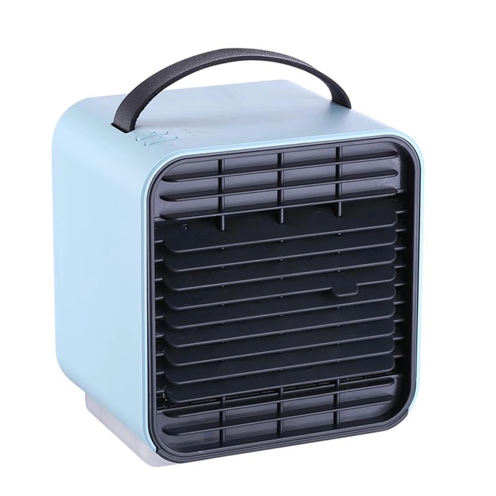 

New Portable 2000MAH Lithium Battery Desktop Air Cooler Fan Negative Ion Purification And Humidification Fan Low Noise 3 Speed