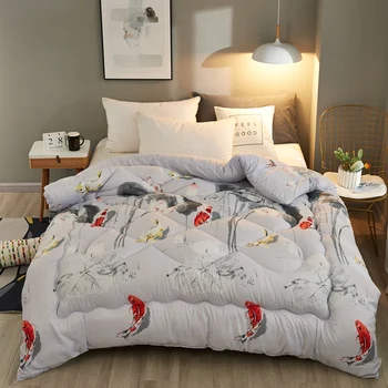 

Mulity-choose Warm/Comfortable Comforter For Christmas Gift Cute Style 100% Superfine Fiber Polyester Quilt Winter Comforter CF2