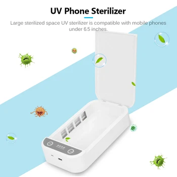 

UV Phone Sterilizer Box Jewelry Phones Cleaner Multifunctional UV Sterilizer Box UV Light Disinfection Sanitizer For Face Mask