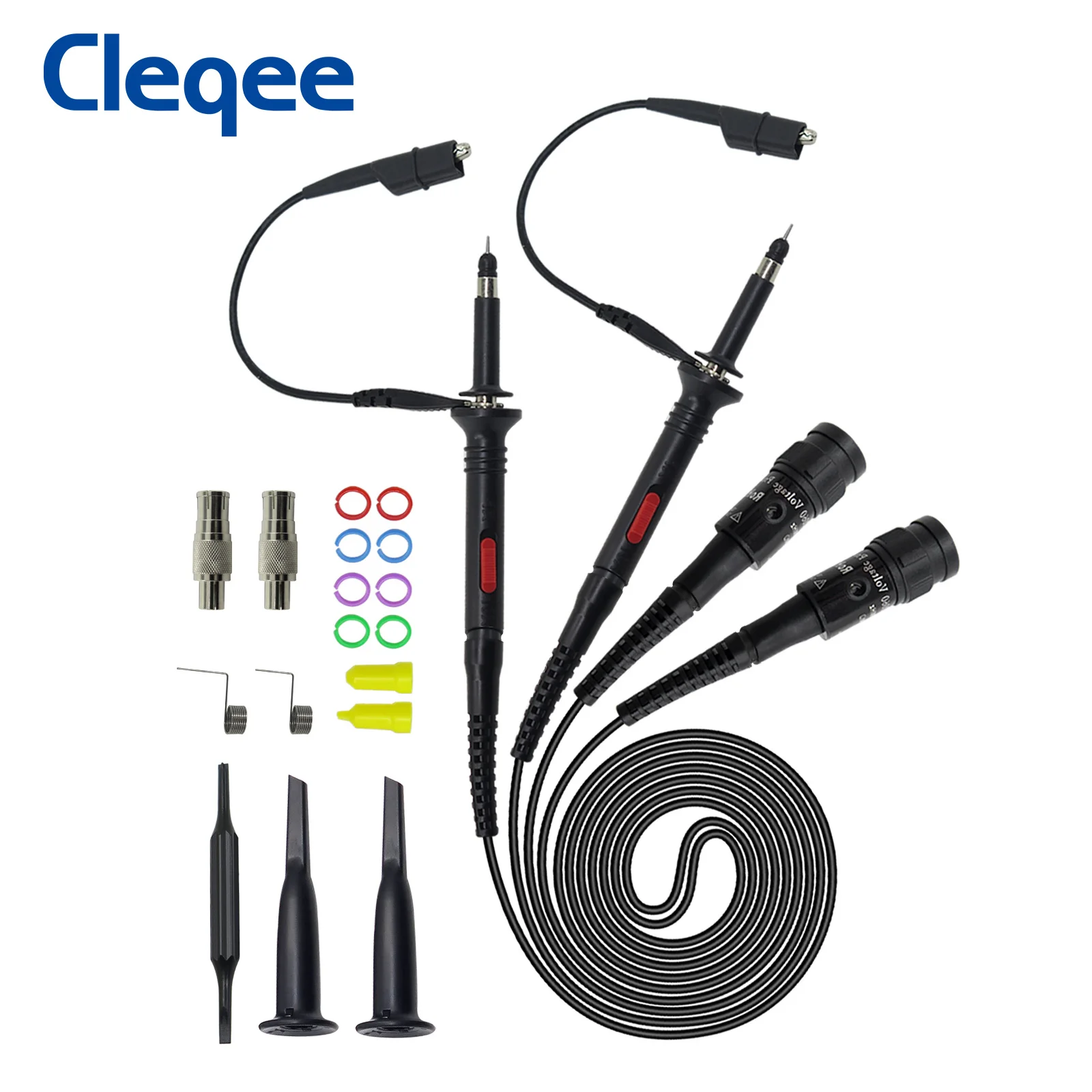 Cleqee высокое качество P2000 серии dc 60mhz ~ 200 мГц осциллограф зонд для Tektronix HP x1/X10 p2060 p2100