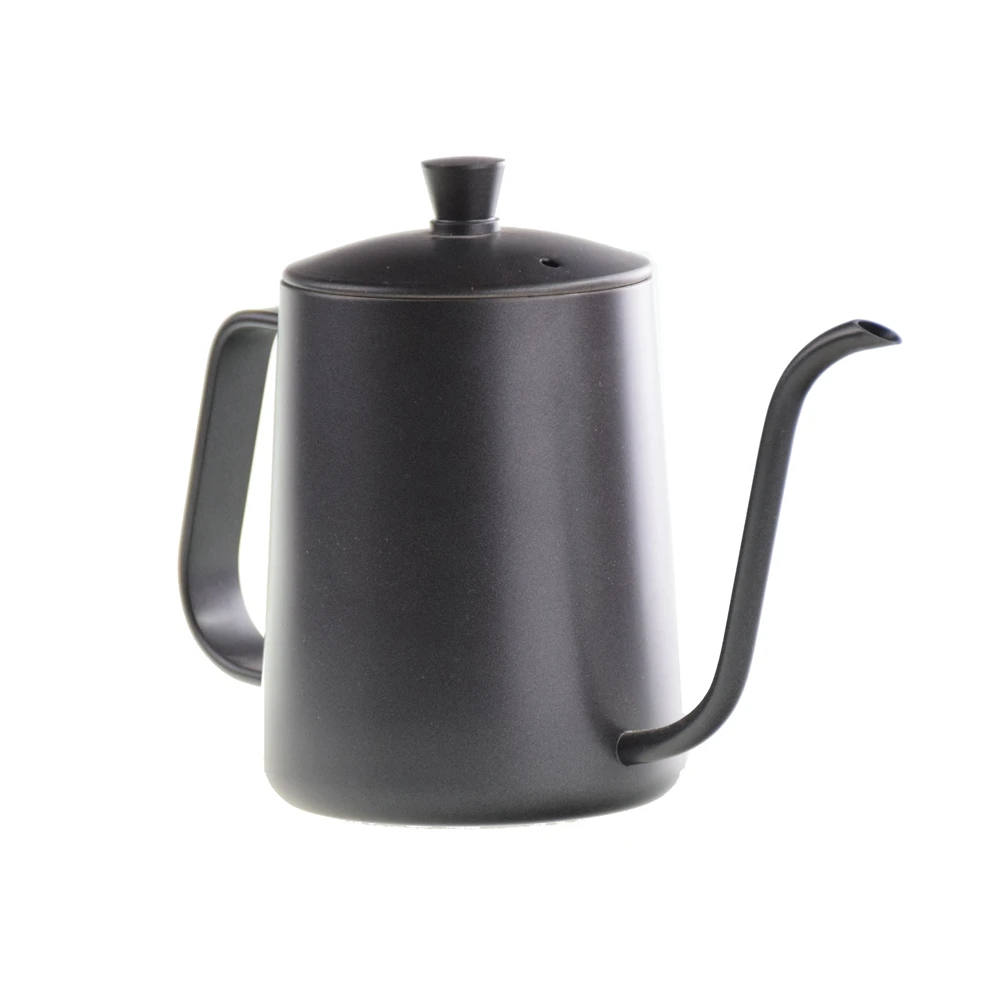 600 мл чайник для кофе из нержавеющей стали металлический чайник для заваривания с ручкой V60 чайник для чая и кофе