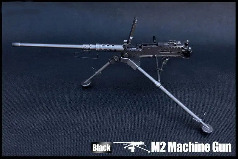 1/6 модель ZY Toys-M2 Browning тяжелый пулемет(черная окраска), миниатюрная модель пистолета, коллекционные вещи, военные энтузиасты, war me