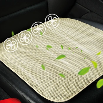 

USB Built-in 3D 4 Fans Car Seat Cover Cooling Non-Slip Mat Cushion 3 Wind Speed Ventilation For Home Chair Office Vehicle