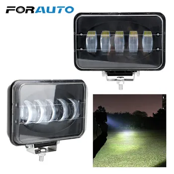 

For Offroad SUV 4WD Boat Tractor 12V 24V Motorcycle Headlight Super Bright 6inch 50W Work Light Bar Car Truck Trailer LED Lamp