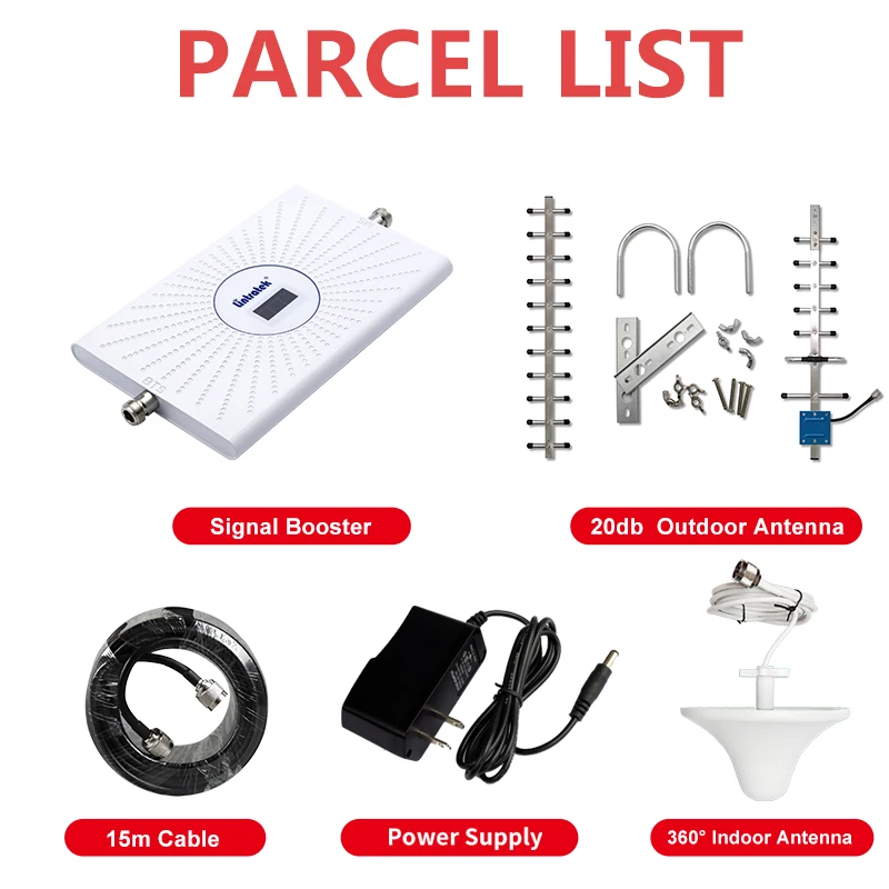 Lintratek Cellular Amplifier 2g 3g 4g Signal