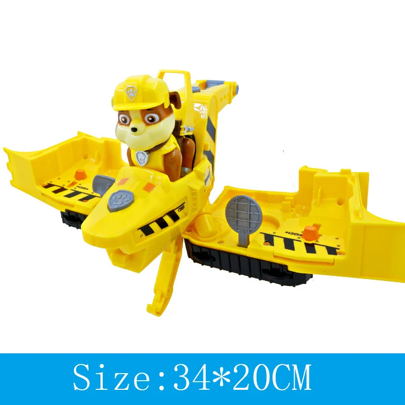 Paw Patrol летающие самолеты Щенячий патруль самолет автомобиль деформированный день рождения Аниме Фигурка модель игрушки для детей Рождественский подарок 2D01