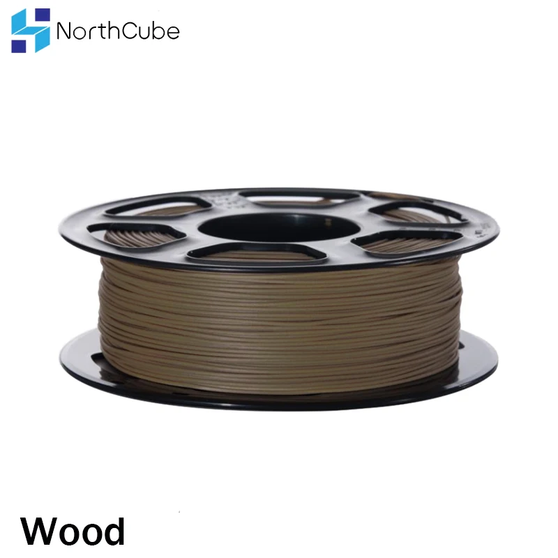 NORTHCUBE 3d принтер Дерево волокно PLA нить 1,75 мм 1 кг/рулон 2.2LBS деревянные эффекты аналогичная цветная нить для 3D-принтера