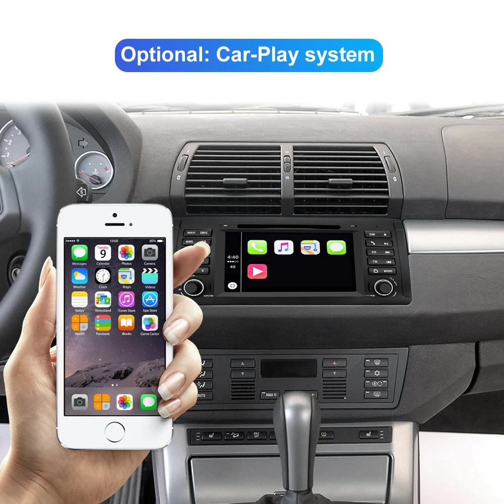 Isudar 1 Din Авто Радио Android 10 для BMW X5/E53 E39 автомобильный мультимедийный плеер