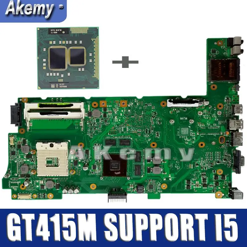 N73SM материнская плата для ноутбука REV.2.0 ASUS N73SV N73S PGA989 3 RAM слот с GT630M/2GB Graphic DDR3 | Отзывы и видеообзор