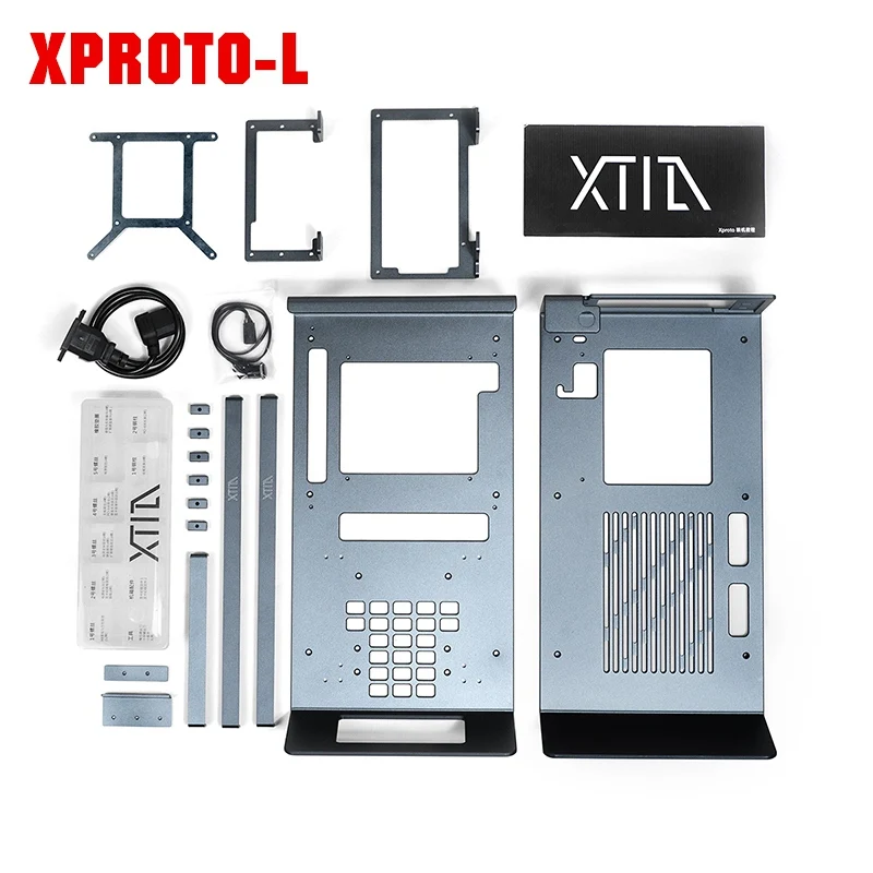 Xproto-L ITX For ATX Open Case Mini Tower Dark Grey Computer 3090/3080/3070 XTIA Xproto DP 1.2 Extension Cord | Инструменты