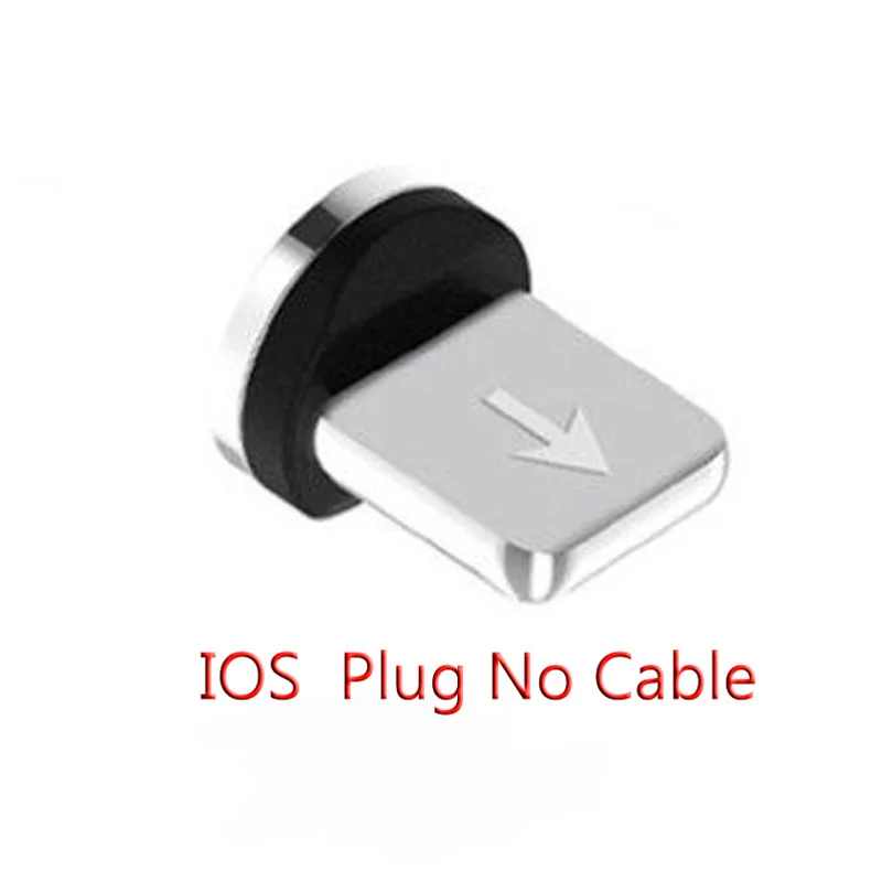 Нейлоновый Магнитный Micro usb type-C кабель для iPhone samsung A10S A20S A30S A40S Быстрая зарядка магнитные USB Кабели Шнур для мобильного телефона - Цвет: Only IOS Plug