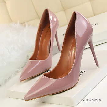 

girls sexy pointed toe high heels women pumps ladies wedding shoes woman sapato feminino shoes 2617-1 zapatos mujer