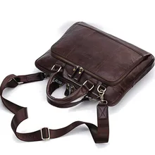 Новые мужские сумки из натуральной кожи для ноутбука, мужские кожаные сумки через плечо для Apple Macbook Laptophoes 14 дюймов, сумка для ноутбука