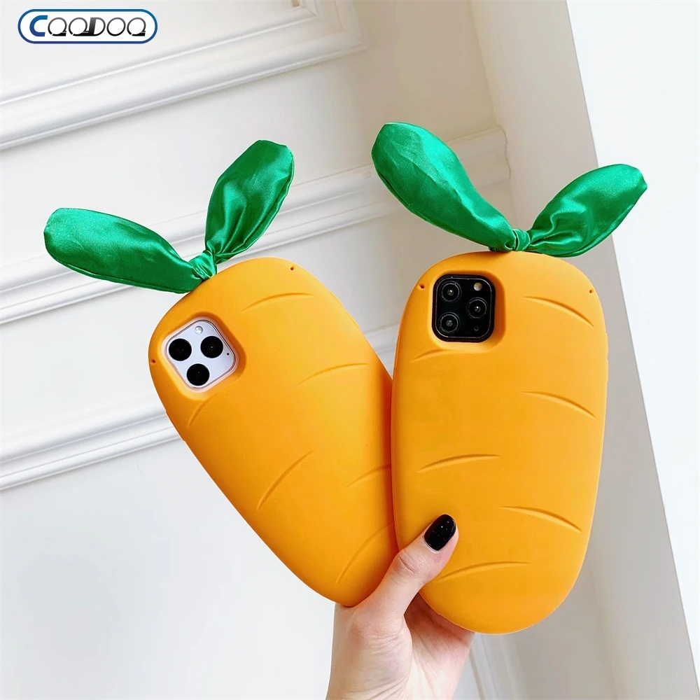 Cqqdoq чехол для iPhone 11 11pro Max сверхмощная защита Bownot морковный 6 6s 7 8 plus X XR XS MAX s Capa |