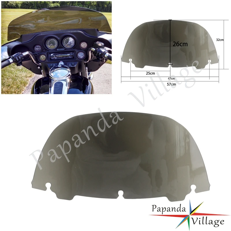 10 ''обтекатель для ветрового стекла с прорезями Harley Touring 14-19 Street Electra Glide CVO Ultra