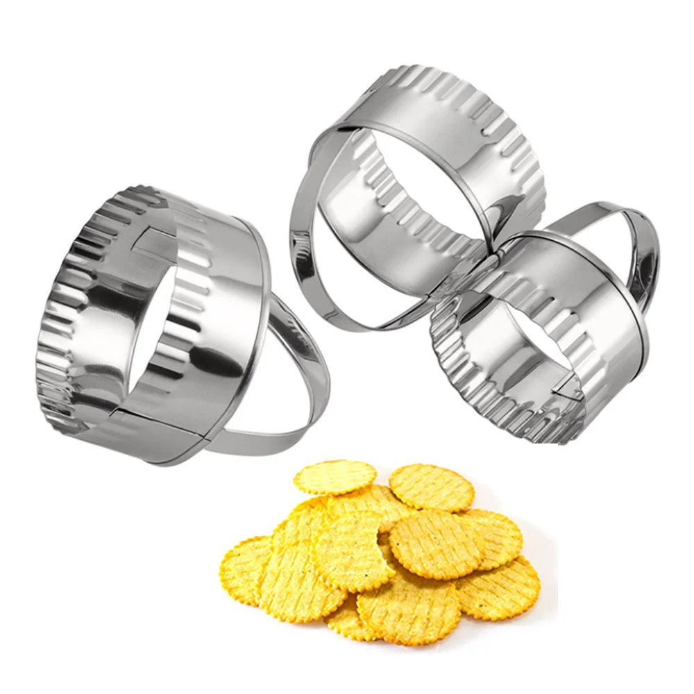 

3pcs/Set Stainless Steel Cookie DIY Biscuit Mold Round Flower Shape Cutter Baking Mould Tools Kitchen Cake Cookie Baking Tools