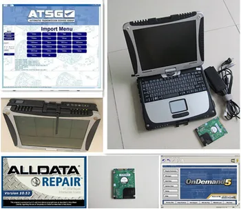 

newest all data 10.53 auto repair software alldata mitchell 2015 software atsg 3in1 1TB HDD installed in laptop CF19 4g ram