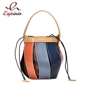 

Special Design Colorful Mini Ladies Handbag Bucket Bags For Women Luxury Crossbody Shoulder Handbags Lady Simple Travel Tote Bag