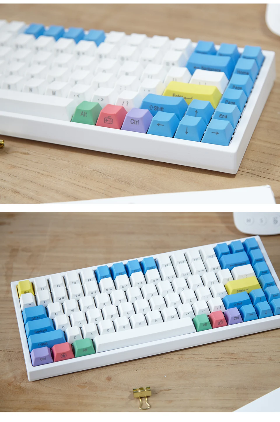 Keycool 84RGB подсветка механическая клавиатура PBT keycap Gateron переключатель ноутбука, проводная клавиатура. 84gaming офис