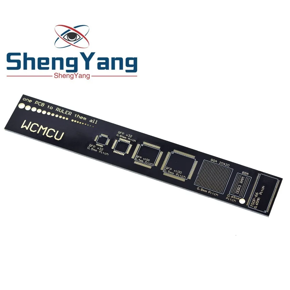 ShengYang PCB линейка для электронных инженеров для гиков, производителей для фанатов Arduino, PCB линейка, PCB упаковочные блоки v2-6