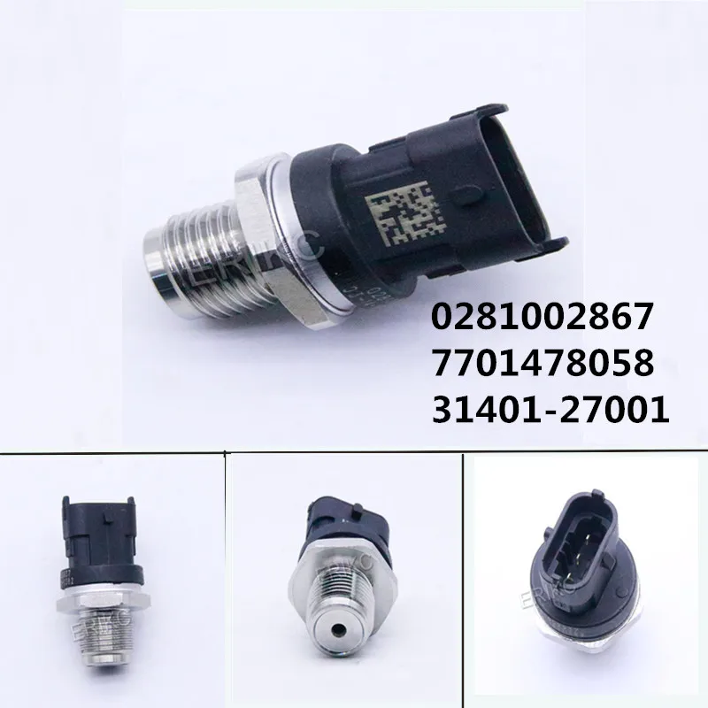 

0281002867 датчик высокого давления топлива Common Rail 7701478058 31401-27001 для Bosch