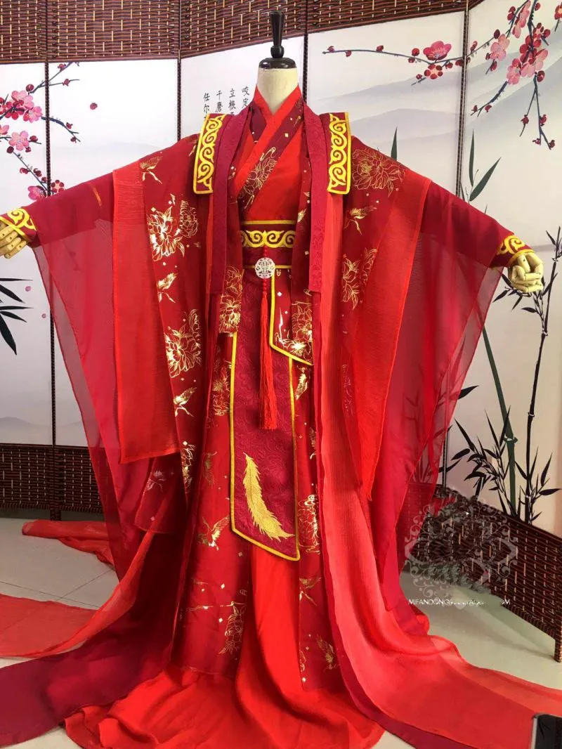 Костюм для косплея аниме Mo Dao Zu Shi Lan Wangji костюмы Хуа Чэн китайские традиционные