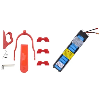 

1 Set Upgraded Rear Mudguard Support Screw Mounting Set & 1 Pcs Smart Electric Scooter Battery Skateboard Power Supply