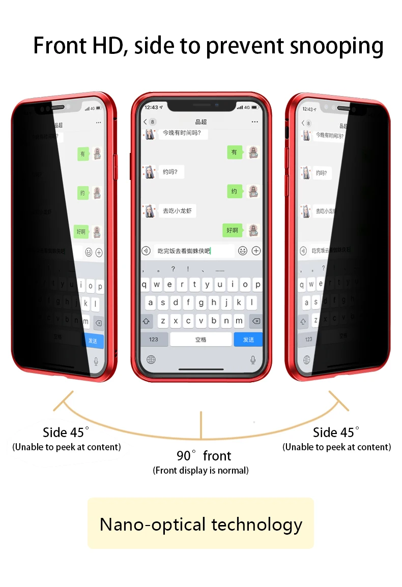 Чехол из закаленного стекла с магнитом на заднюю панель для IPhone X, XR, XS, max, задняя крышка для девочек с открытым экраном, металлический каркас, полностью защитный чехол