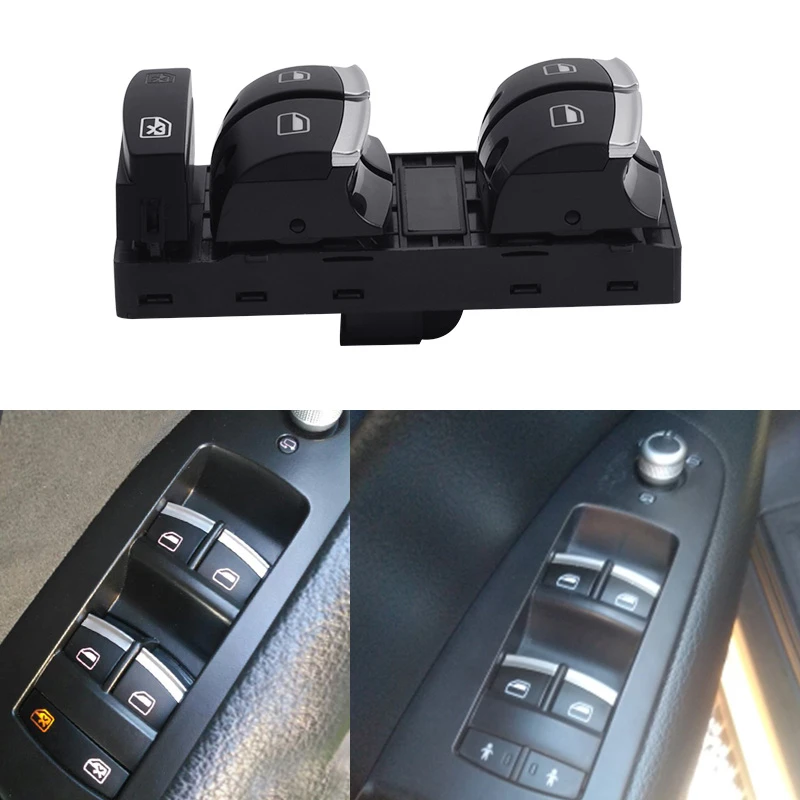 

SPEEDWOW Power Window Control Switch Button For Audi A3 8P A4 S4 RS4 B6 B7 A6 S6 RS6 C6 Q7 4F0959851H/4F0 959 851H