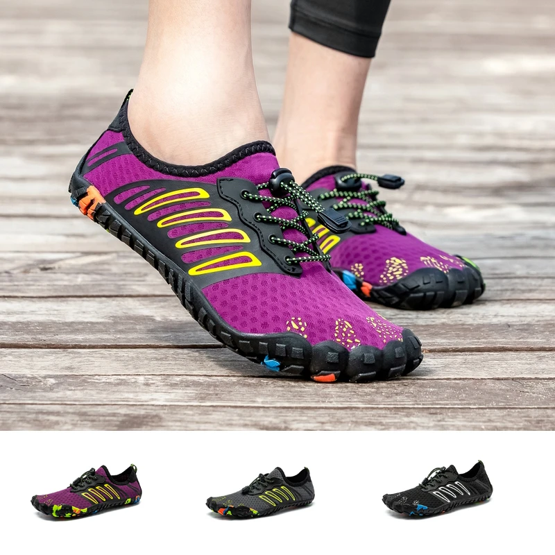 Zapatos acuáticos transpirables para hombre y mujer, zapatillas de de de rápido, para agua de río y Mar|Calzado para río| AliExpress