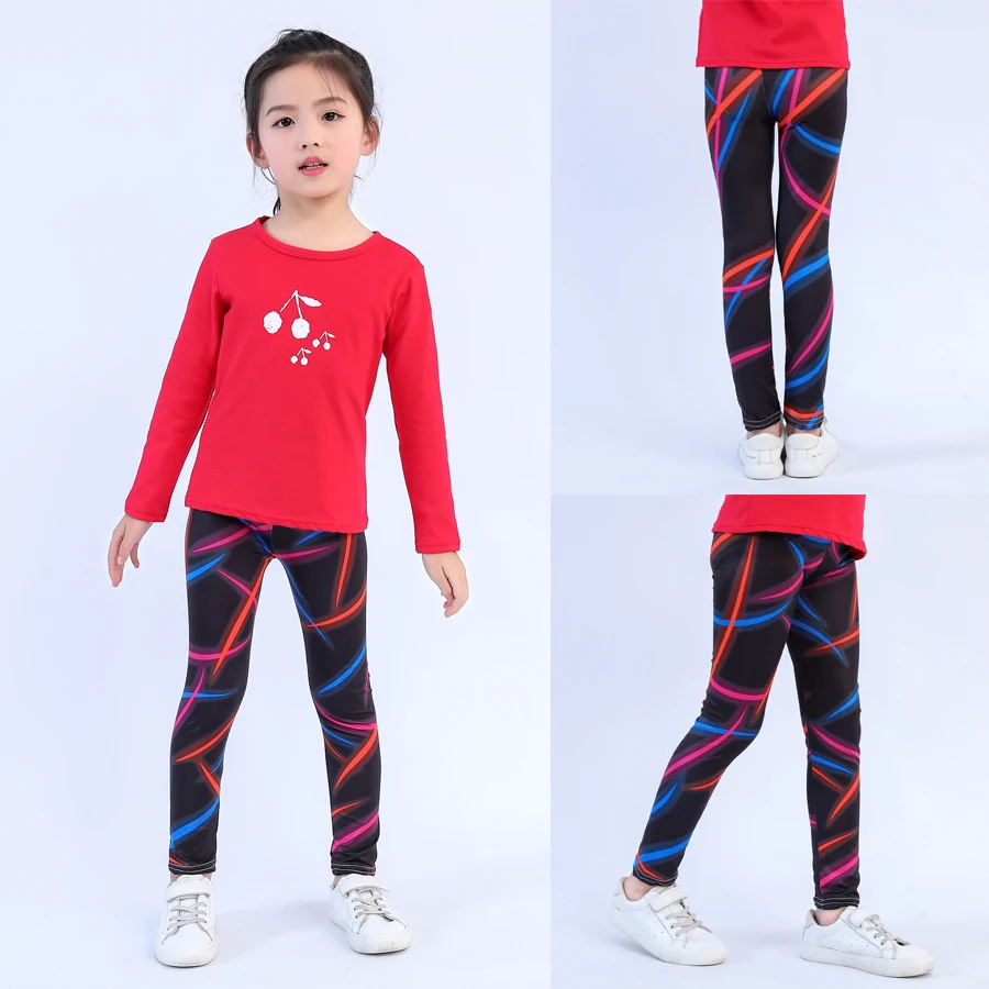 SheeCute girls print leggings Baby Girl Clothes Kids Print Flower Skinny  leggings