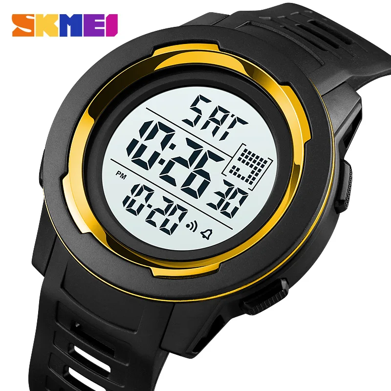 Skmei Watch Men Sports High School Students Multifunctional Anti-fall Timing Date Fashion Waterproof Electronic Watch Boy1731