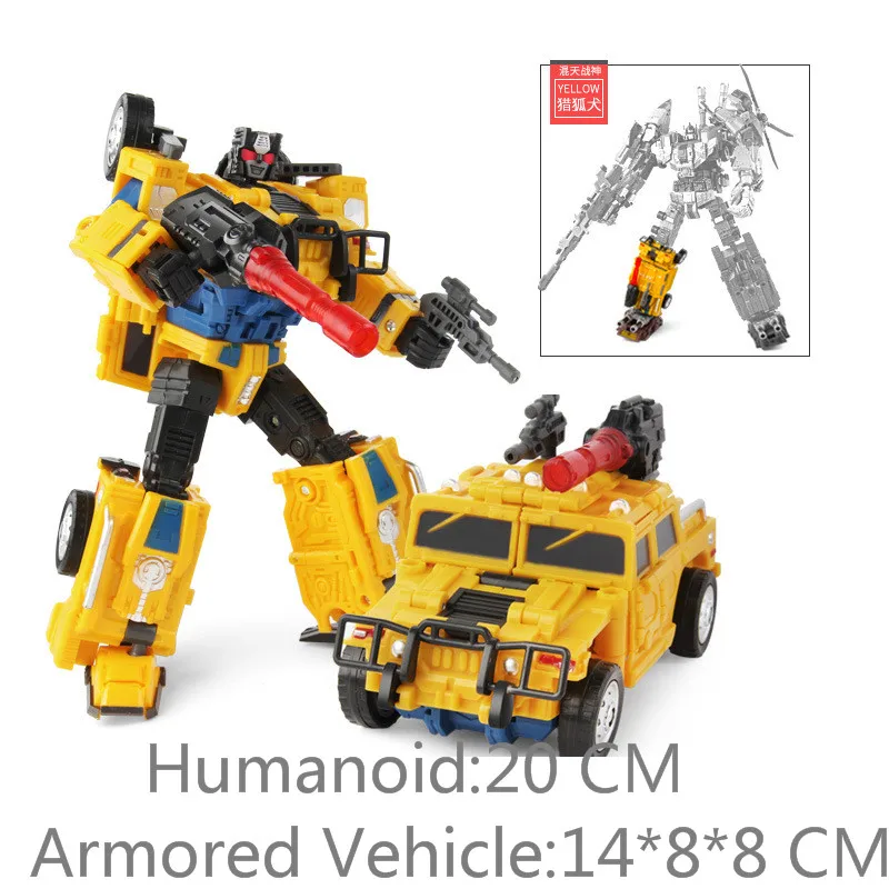 Трансформация WK стиль MBD Bruticus члены натиск Blastoff вихревая драка Swindle 5IN1 TF фигурка