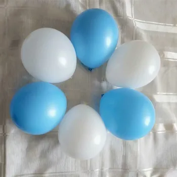 

New Year decoration balloons 100pcs 5 inch round latex white balloon helium gas for kids birthday party supplies